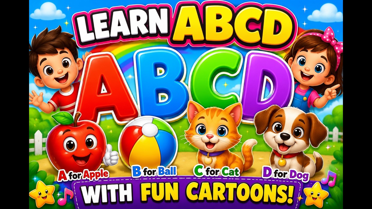 Alphabets | ABC for Kids | ABCD Letters | ABCs for Preschoolers ...