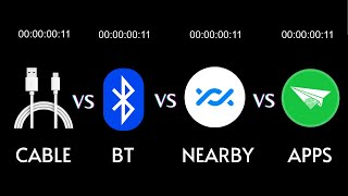 Nearby Share vs USB Cable vs Bluetooth vs File Sharing Apps | Speed Test | Which is Faster? | 2023 screenshot 5