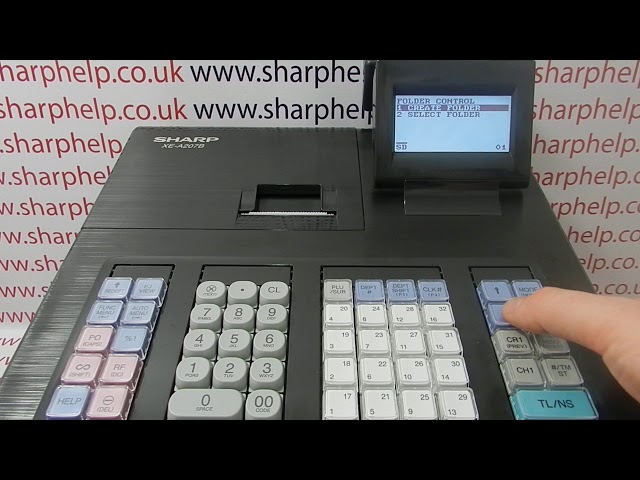 How To Program Till From SD Card Sharp XE-A207 XE-A207B XE-A207W