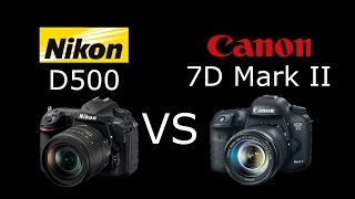 Nikon D500 Vs Canon Eos 7D Mark Ii In Spanish Vs Digital