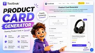 Free Product Card Generator for E-commerce & Social Media 🚀 screenshot 1
