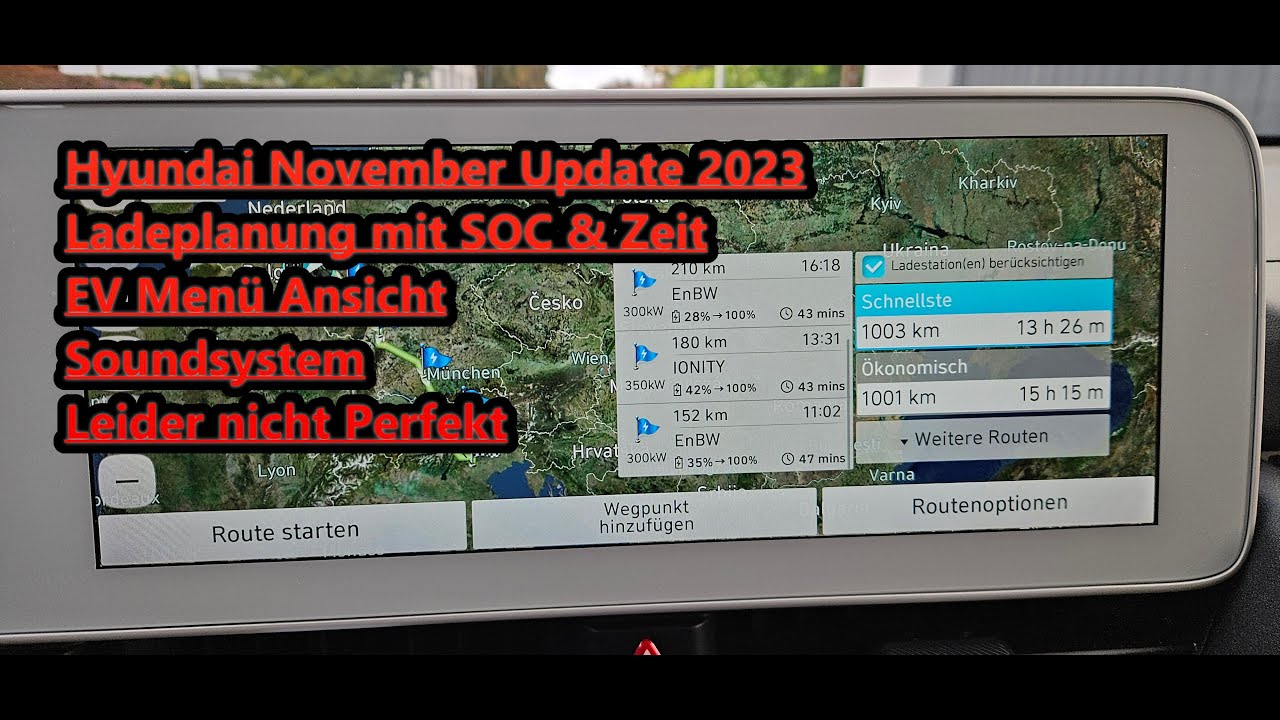 Ioniq 5 Ladeplanung Update