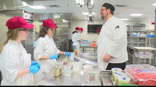 SC High students prepare for first night of dinner service at new school restaurant