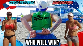 Janoskians vs Czech Republic in Volleyball