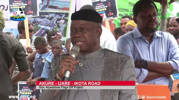 Aiyedatiwa Flags Off 8.8km Akure–Ijare–Ikota Road, Seeks Community Support
