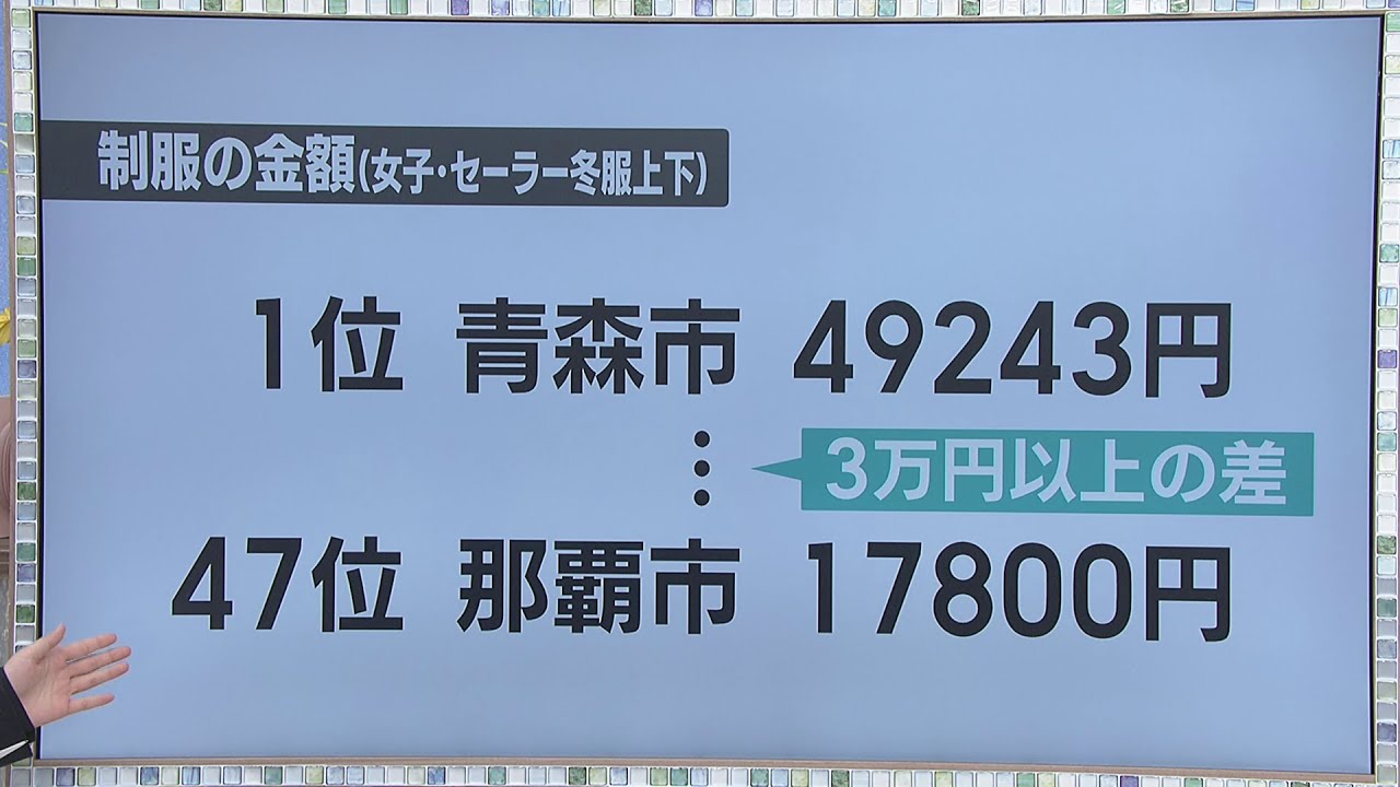 青森市の制服なぜ高い！？ 女子のセーラー服上下が約5万円で全国1位