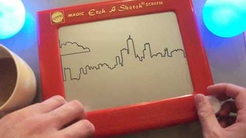 Etch a Sketch Stop Frame Animation