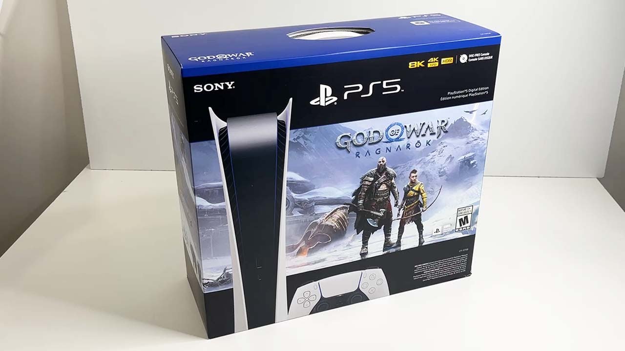 Track PlayStation 5 Digital Edition - God of War Ragnarok Bundle with