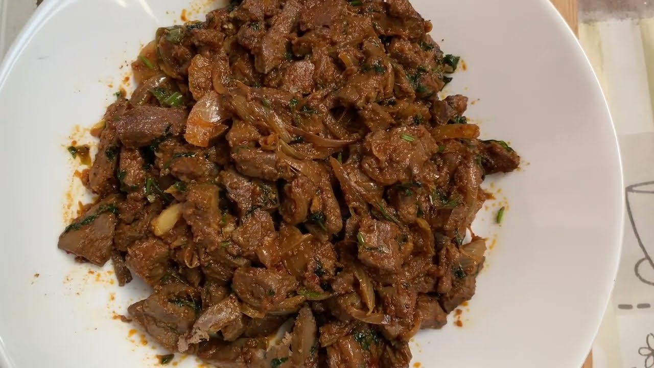 كبدة خروف بطريقة بسيطة وشهية