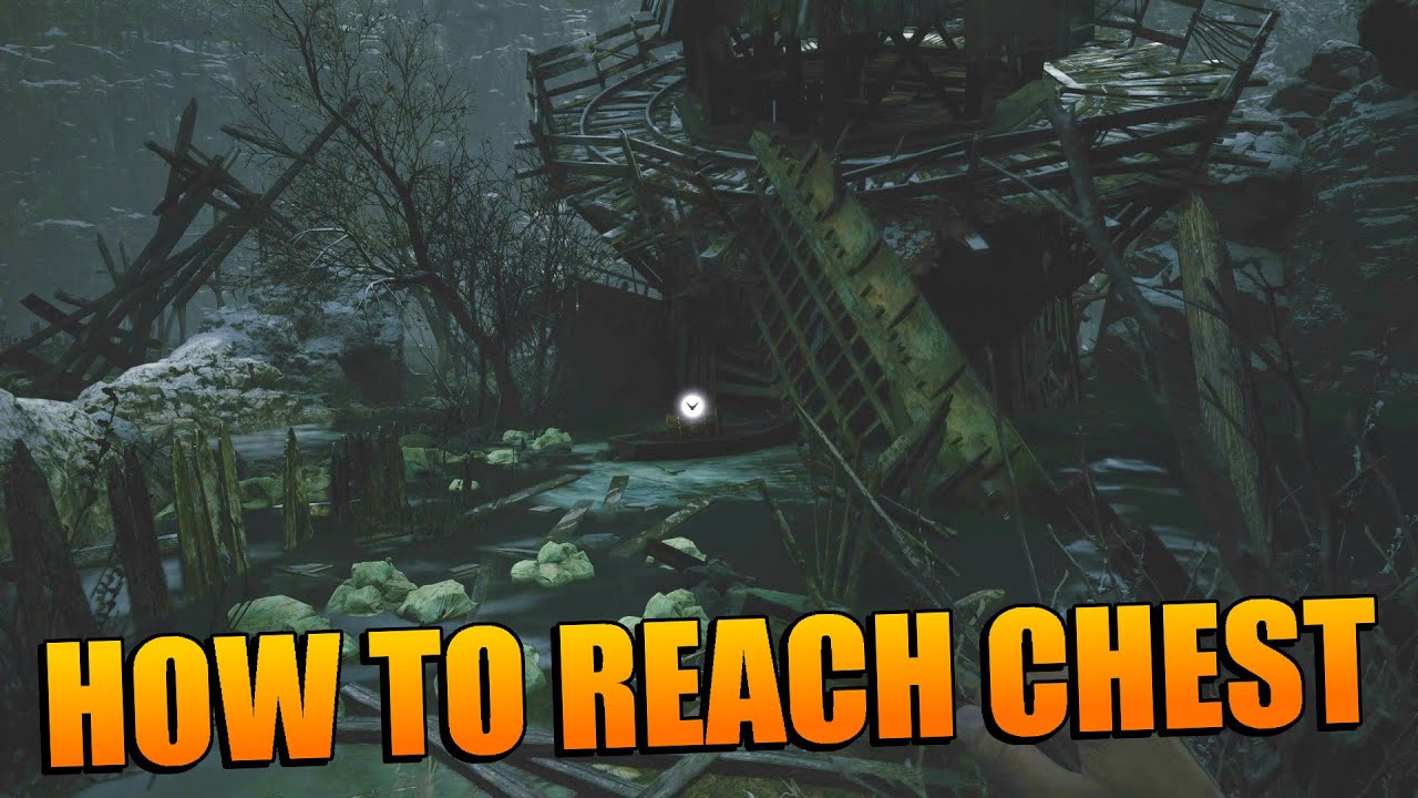 Resident Evil 8 Village How To Reach The Treasure Chest In Water Near