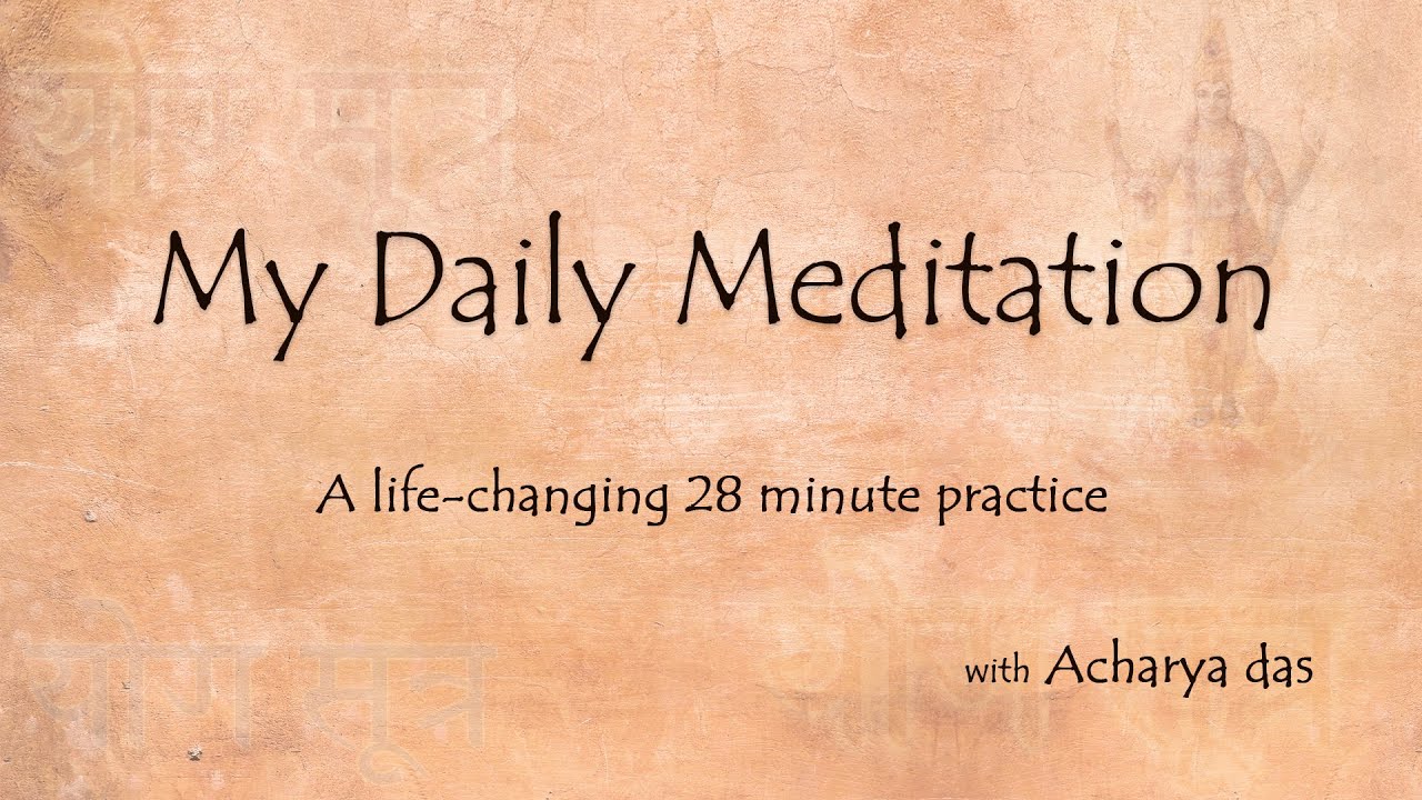 My Daily Meditation - YouTube