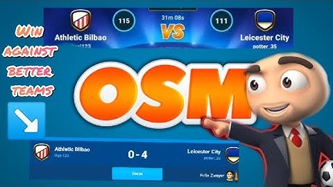 OSM 2023 NEW TACTIC TO BEAT A STRONGER OPPONENT.WON 4-0😯😯😯