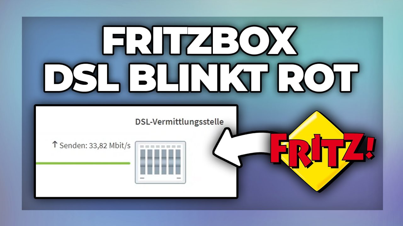 FritzBox DSL Power blinkt rot - was tun?
