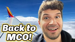 Flying Back to Orlando! SJC to MCO Travel VLOG + Back at DISNEY!