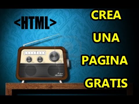 crear pagina web con radio y chat