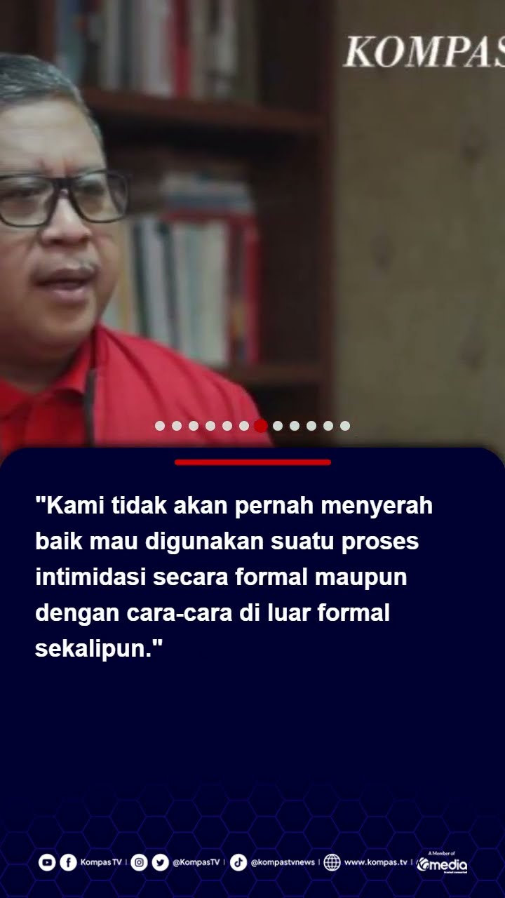 Jadi Tersangka KPK, Hasto: Saya Sudah Paham Risiko yang Saya Hadapi #hasto #kpk #hastotersangka