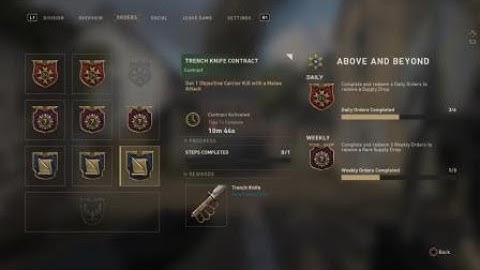 Call of Duty®: WWII - 3000 Credits Trench Knife Contract Bug