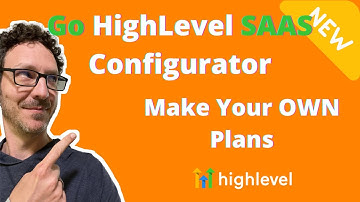Go HighLevel SAAS Configurator: Make Your Own Plans. For Business Owners & Marketing Agencies