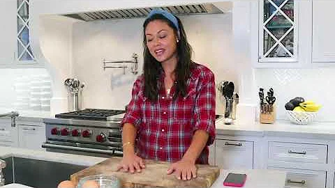 Watch Vanessa Lachey cook Lumpia (a Filipino dish)...