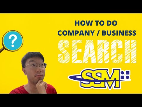 How to do Company / Business Search Online with SSM | Suruhanjaya Syarikat Malaysia