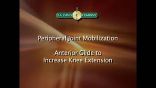 Maitland technique _ mobilization (anterior glide) to increase knee extension