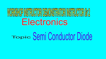 Workshop instructor /Demonstrator/Instructor Gr 2 in Electronics