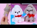 How to Make a Yarn Dog - DIY Wool Puppy Poodle - Easy Crafts at Home with Few Materials Isa's World