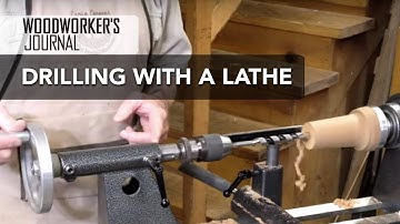 Drilling with the Lathe | Woodturning Tip