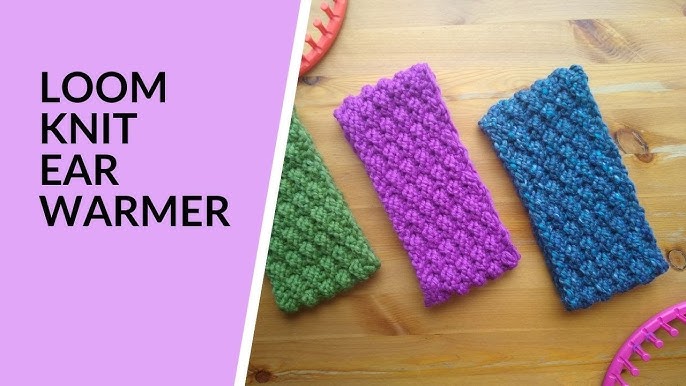 How to Loom Knit the U-Knit Stitch on Flexee Loom (Beginner) 