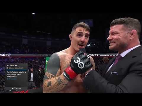 UFC Лондон Том Аспинэлл - Слова после боя