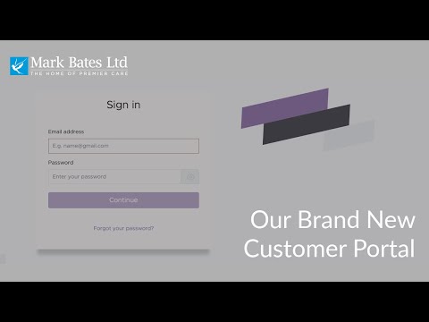 The Mark Bates Ltd Customer Portal