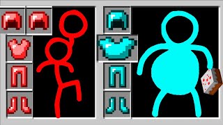 Stickman Animation Vs Minecraft ~ DIAMOND STICKMAN INVENTORY /  Animator vs Animation Cartoon