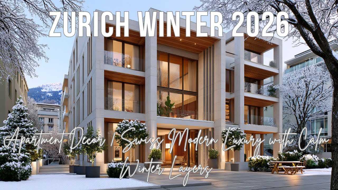 Zurich Winter 2026 Apartment Decor  Swiss Modern Luxury with Calm Winter Layers