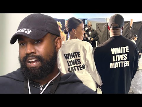 Kanye west slams the media and defends ‘white lives matter’ shirt