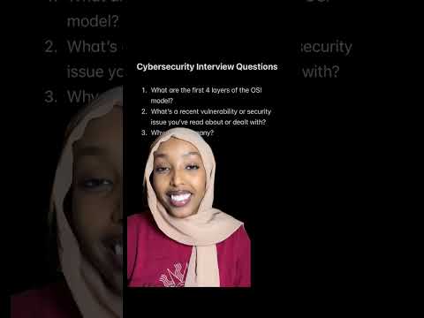Cybersecurity Interview Questions