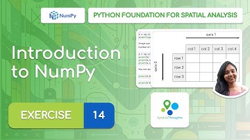 Exercise 14 - Introduction to NumPy - Python Foundation for Spatial Analysis