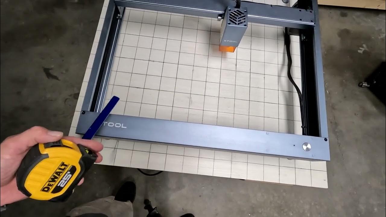 D1 XTool Laser Alignment Grid Pattern Ideas Easy DIY How To YouTube