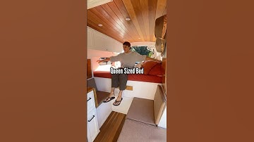 60 Second Van Tour- FORD TRANSIT  #vanbuild #vanconversion #diyvanbuild #vantour