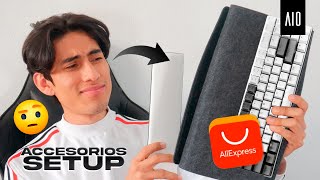 Compré ACCESORIOS PARA EL SETUP en AliExpress y bueno...