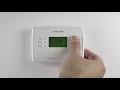 Programmation avance du thermostat honeywell home rth2300