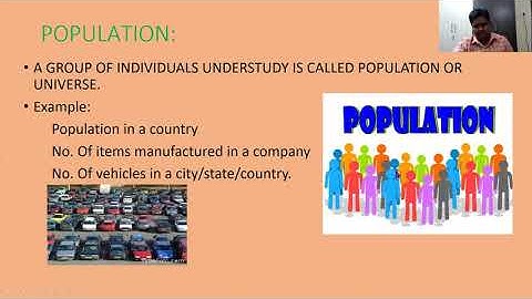 Sampling Techniques and Design of Experiments, Unit-1 sampling theory Basic definitions