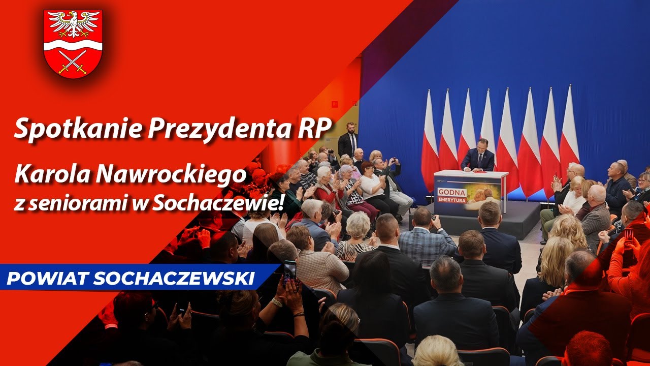 Spotkanie Prezydenta RP Karola Nawrockiego z seniorami w Sochaczewie!