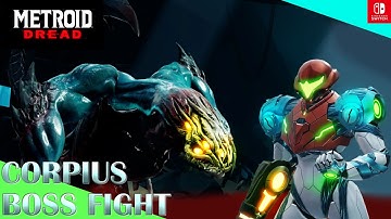 CORPIOUS BOSS FIGHT | METROID DREAD | NINTENDO SWITCH OLED | 60 FPS