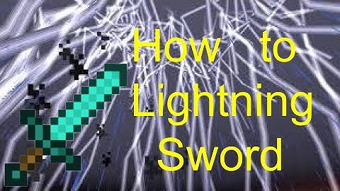 Minecraft: How to Make LIGHTNING SWORDS Using Command Blocks *STILL WORKS* Minecraft PE