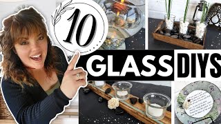 STUNNING GLASSWARE DECOR DIYS FOR 2023