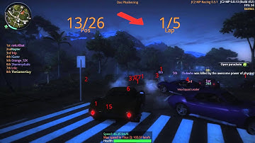 Just Cause 2 Multiplayer Mod - Race Crash Compilation