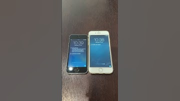 iPhone 5s on iOS 7 vs iPhone 6 on iOS 8 boot up test #shorts #iphone5s #ios7 #iphone6 #ios8