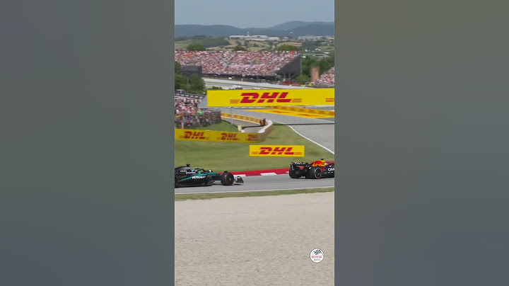 Max Verstappen vs George Russell en el final del gran premio de España 🇪🇸 #formula1