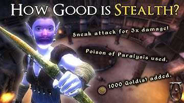 How Effective is Sneaking in the Arena? | Oblivion Stealth Challenge