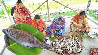 3kg কালবাউস মাছের সজনে ডাটা,বেগুন দিয়ে পাতলা ঝোল সাথে কাঁচা আম দিয়ে ছোট মাছের টক রান্না